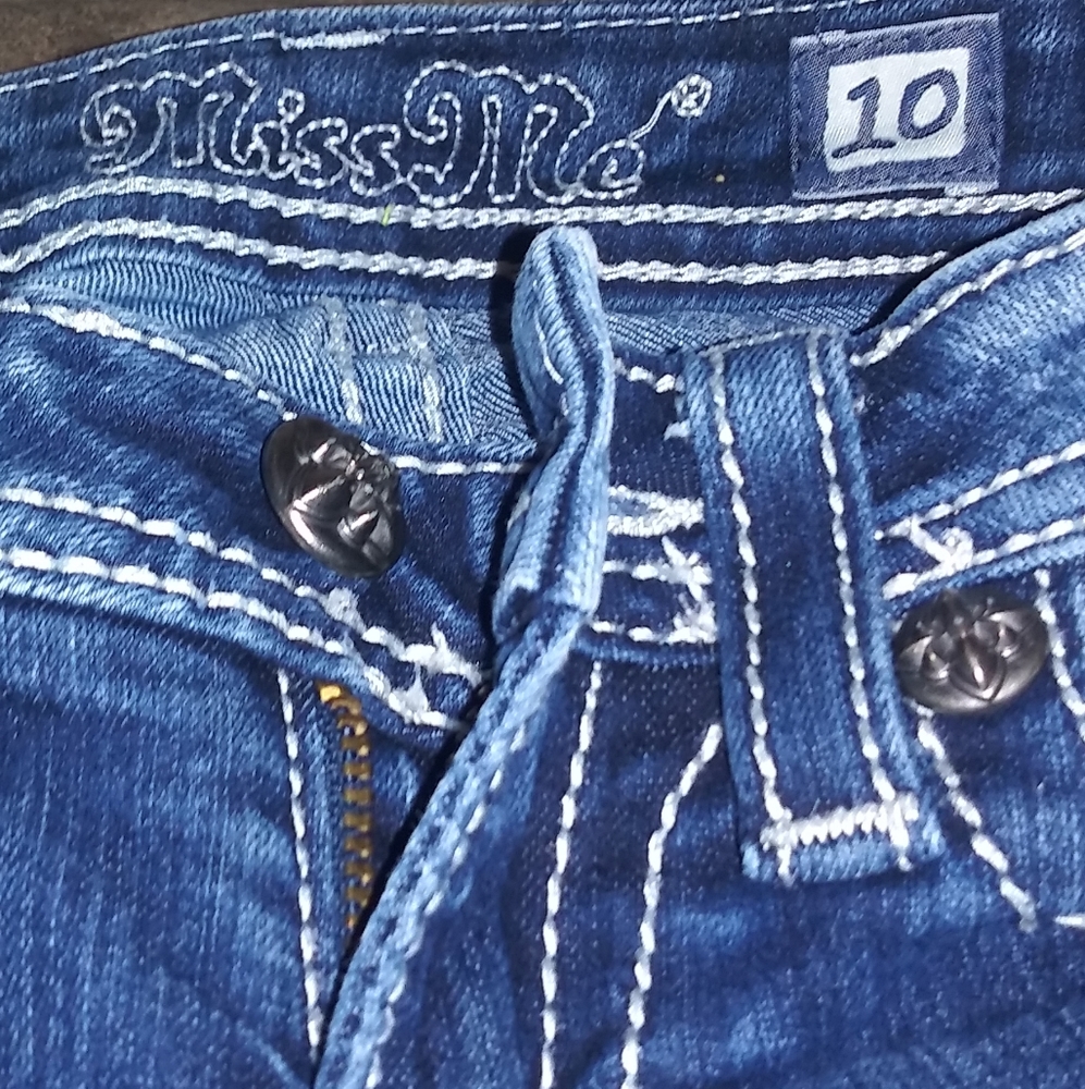 Miss me girls sz 10 blue jeans